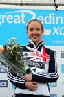 Emelia Gorecka winner of the Junior Women BUPA Great Edinburgh Cross Country.